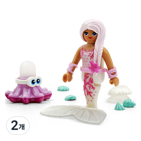 플레이모빌 인어와 문어 피규어 71477, 2개