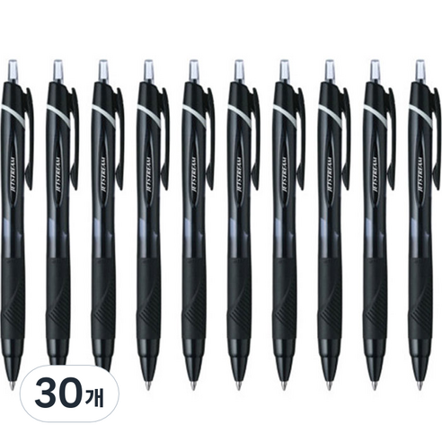 유니 제트스트림 유성볼펜 0.7mm SXN-150-07, 블랙, 30개
