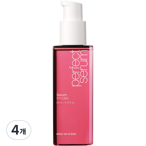 미쟝센 퍼펙트 스타일링 헤어세럼, 80ml, 4개
