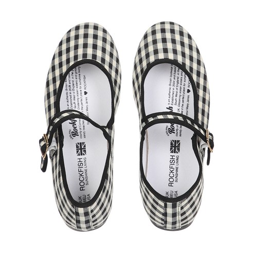 편안함과 스타일을 모두 잡은 락피쉬 벨라 메리제인 체크, 데일리 슈즈로 딱!