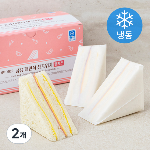 곰곰 대만식 샌드위치 햄치즈, 640g, 2개