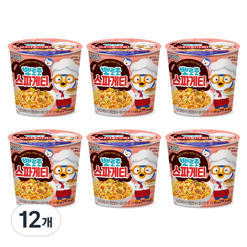 팔도 뽀로로 스파게티, 65g, 12개