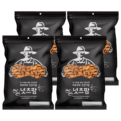 넛츠팜 생 아몬드, 400g, 4개