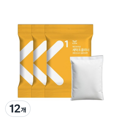 레인보우샵 세탁조클리너 클린포켓, 400g, 12개