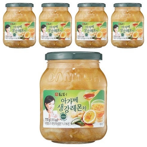 담터 아가베 생강레몬 액상차, 770g, 1개입, 5개