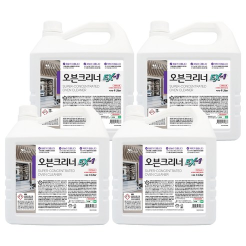 코코즈 오븐크리너 EX-1, 4L, 4개