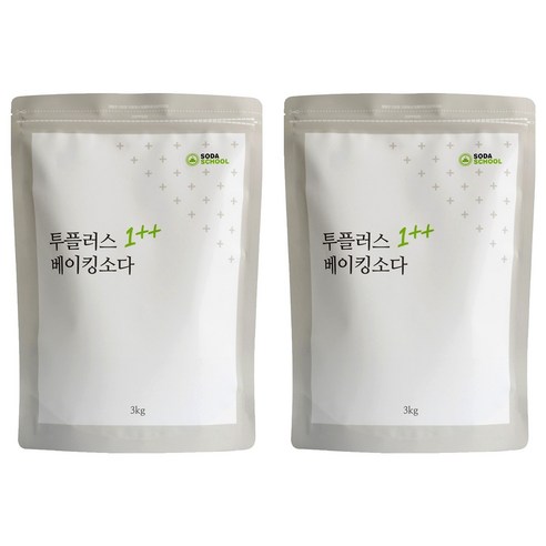 소다스쿨 투플러스 베이킹소다, 2개, 3kg