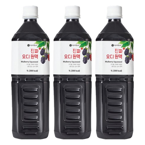 이제부터 진짜 오디 원액, 1L, 3개
