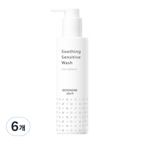 궁중비책 수딩센서티브 워시 여성 청결제, 200ml, 6개