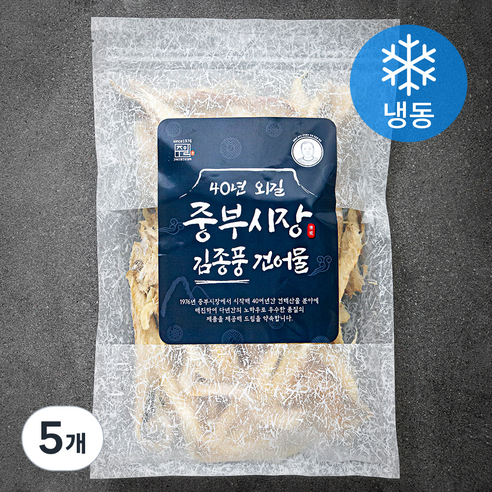 40년 외길 중부시장 김종풍 쫄깃 황태채 (냉동), 100g, 5개