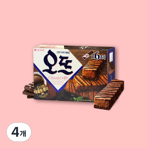 오뜨 쇼콜라 6p, 150g, 4개