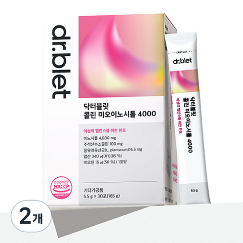 닥터블릿 콜린 미오이노시톨 4000 30p, 1개, 165g