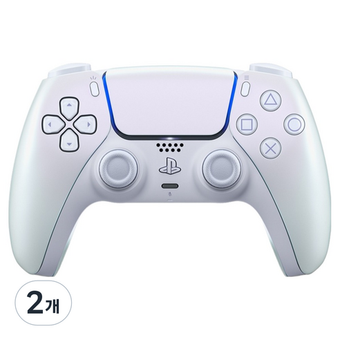 소니 PlayStation PS5 듀얼센스 무선 컨트롤러 크로마 펄, CFI-ZCT2G12, 2개