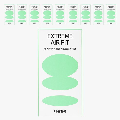 바른생각 익스트림 에어핏 일반형 콘돔, 10개입, 10개