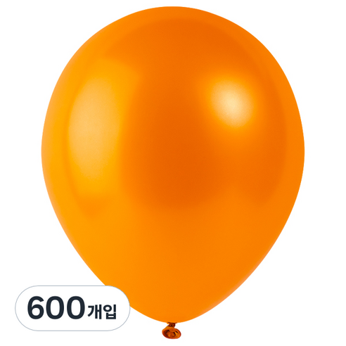 파티팡 풍선 라운드 30cm, 펄 오렌지, 600개입