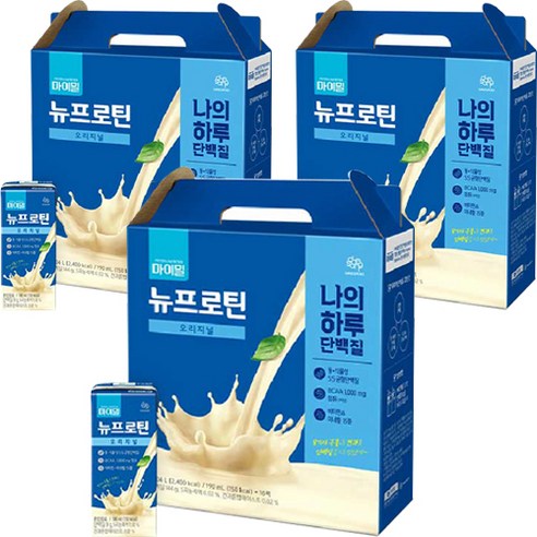 마이밀 마시는 뉴프로틴 190ml, 48개 헬스/건강식품