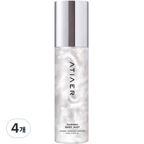 에티에르 오로라 바디미스트 코튼향, 100ml, 4개
