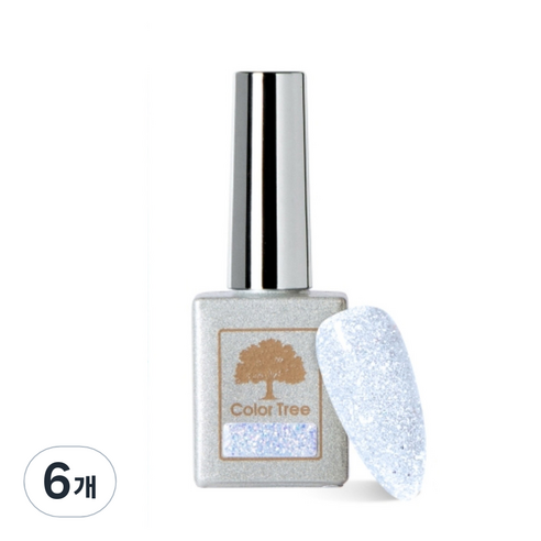 뷰젤 컬러링 웨딩 글리터젤 10ml, 035(WD04), 6개