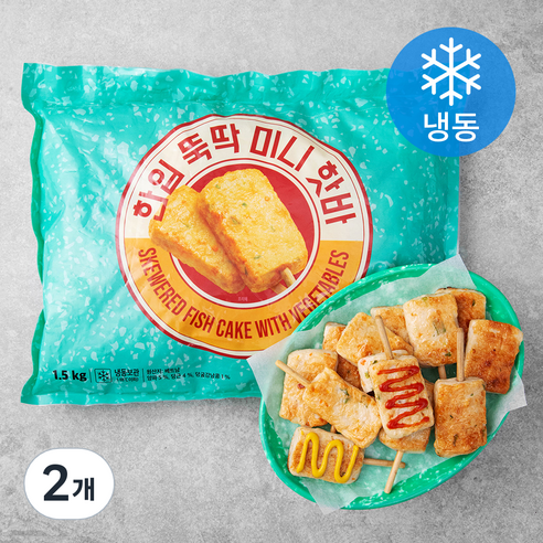 한입뚝딱 미니 핫바 (냉동), 1.5kg, 2개