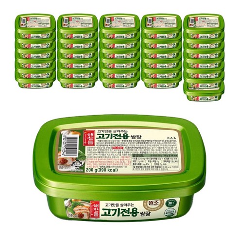 해찬들 고기전용 쌈장, 200g, 32개