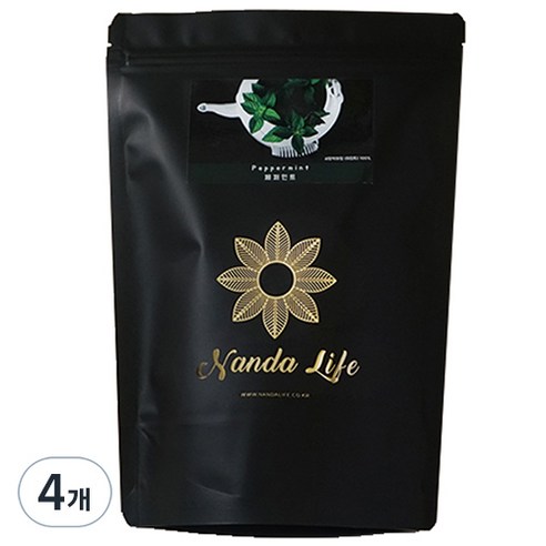 난다라이프 페퍼민트차, 1g, 50개입, 4개