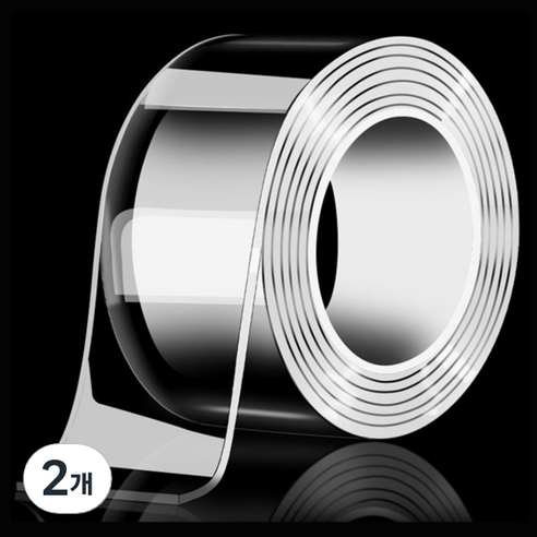 알로데 마킹 방수 초강력 양면 테이프 TYPE03 두께 1mm x 폭 5cm x 길이 5m, 2개