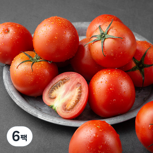 새벽경매 완숙토마토, 2kg, 6팩