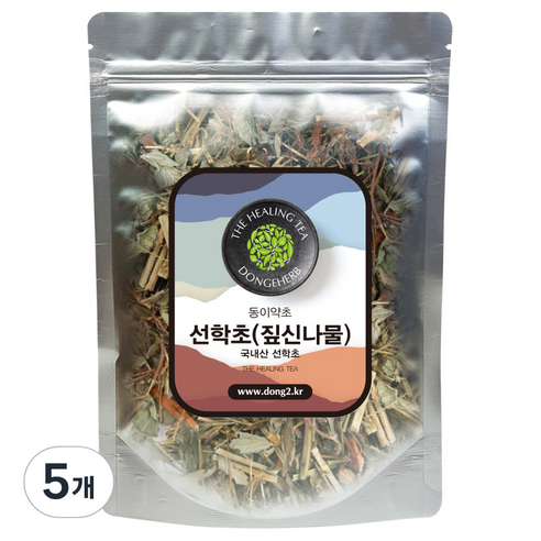 동이약초 국내산 선학초 짚신나물, 150g, 5개