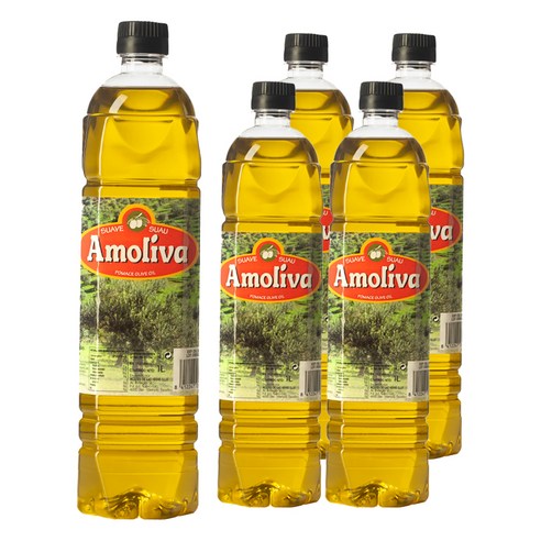 아몰리바 포마스 올리브오일, 1L, 5개