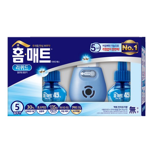 홈매트 리퀴드 타이머 + 리필 3p, 29ml, 1세트