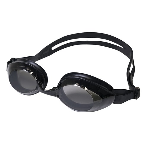 탐사 프리미엄 수경 자외선 차단 및 김서림 방지 물안경, 블랙, 1개