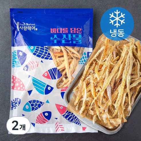사랑해어 실속 황태채 (냉동), 300g, 2개