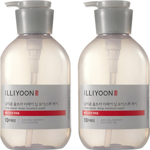 일리윤 울트라 리페어 딥 모이스춰 워시, 500ml, 2개