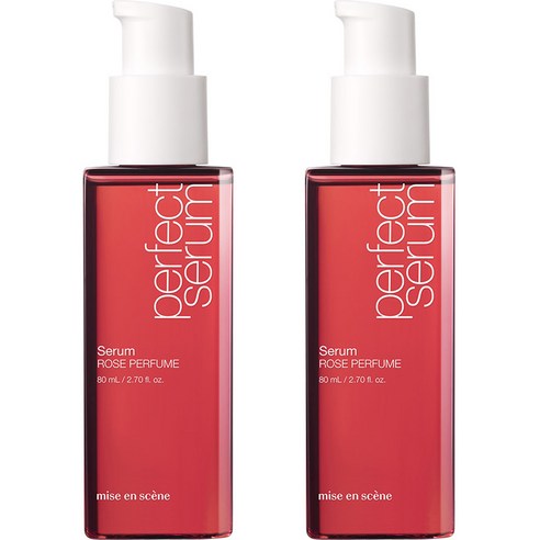 미쟝센 퍼펙트 로즈퍼퓸 헤어세럼, 80ml, 2개