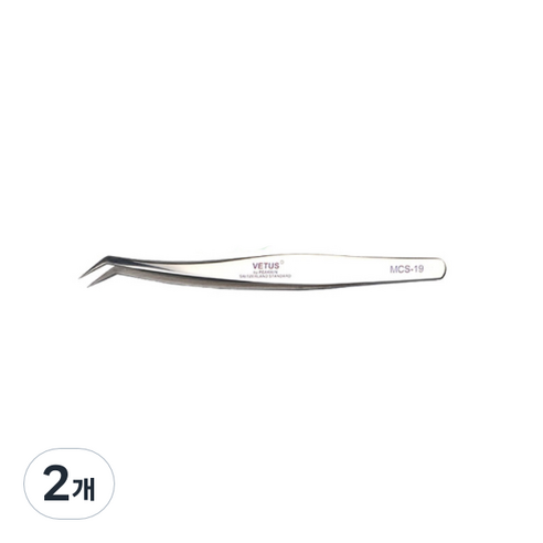 비투스 핀셋 MCS-19, 골드베이지, 2개
