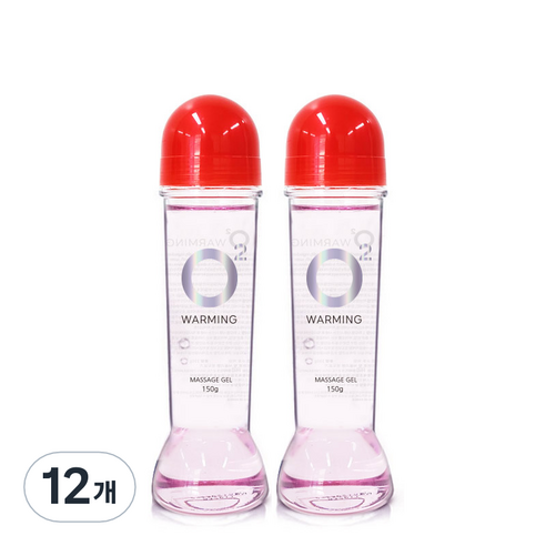 오투 워밍 바디 마사지젤, 150g, 12개