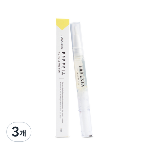 젤로젤로 프리지아 큐티클 오일 에센스펜, 3ml, 3개