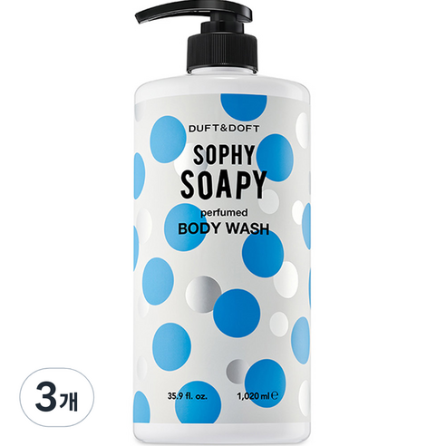 더프트앤도프트 퍼퓸드 바디워시 소피소피, 1020ml, 3개