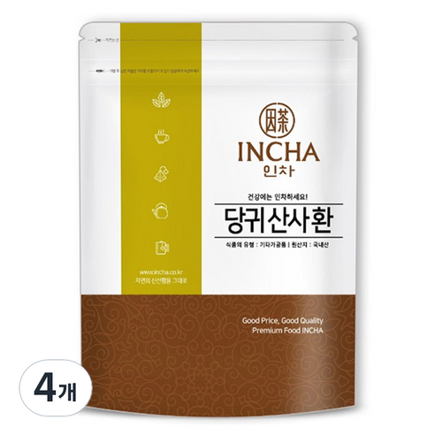 인차 당귀산사 건강환, 4개, 200g