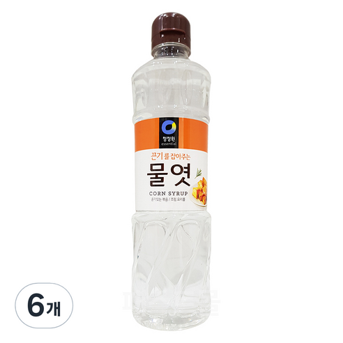 청정원 물엿, 6개, 700g