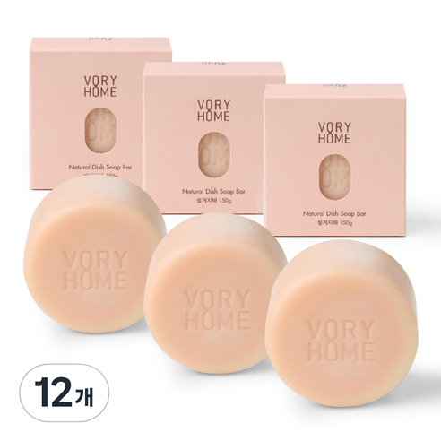 보리홈 설거지 워싱바, 150g, 12개