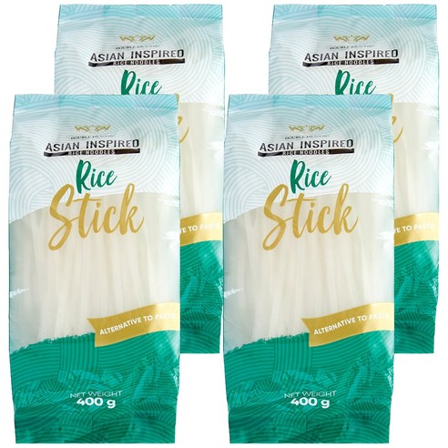 더블드래곤 라이스 누들 쌀국수면 1mm, 400g, 4개