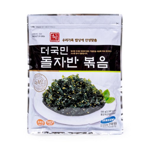 더국민 돌자반볶음, 500g, 1개