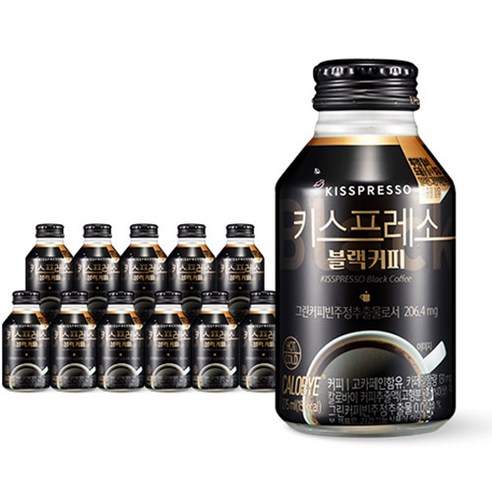 칼로바이 키스프레소 블랙커피, 275ml, 12개