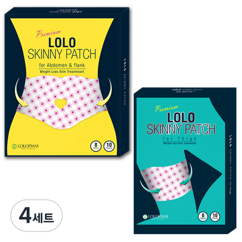 로로스키니 복부패치 10p + 허벅지패치 10p, 4세트