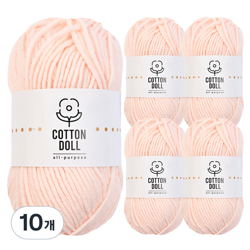 니뜨 코튼돌 뜨개실 50g, 10개, 9소프트스킨