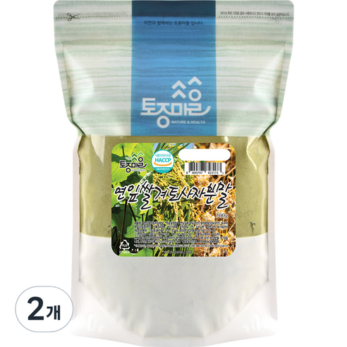 토종마을 연잎 쌀겨 돌고래팩 재료 토사자분말, 2개, 500g