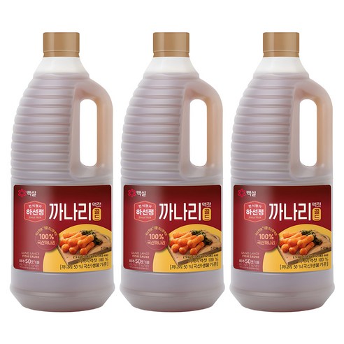 하선정 까나리액젓 골드, 2.5kg, 3개