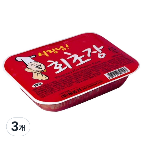 움트리 실장님 회초장, 100g, 3개