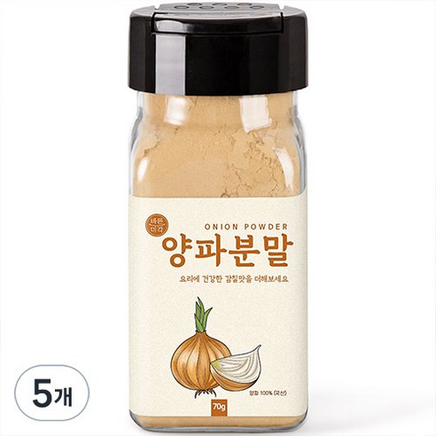 바른미각 양파가루, 5개, 70g